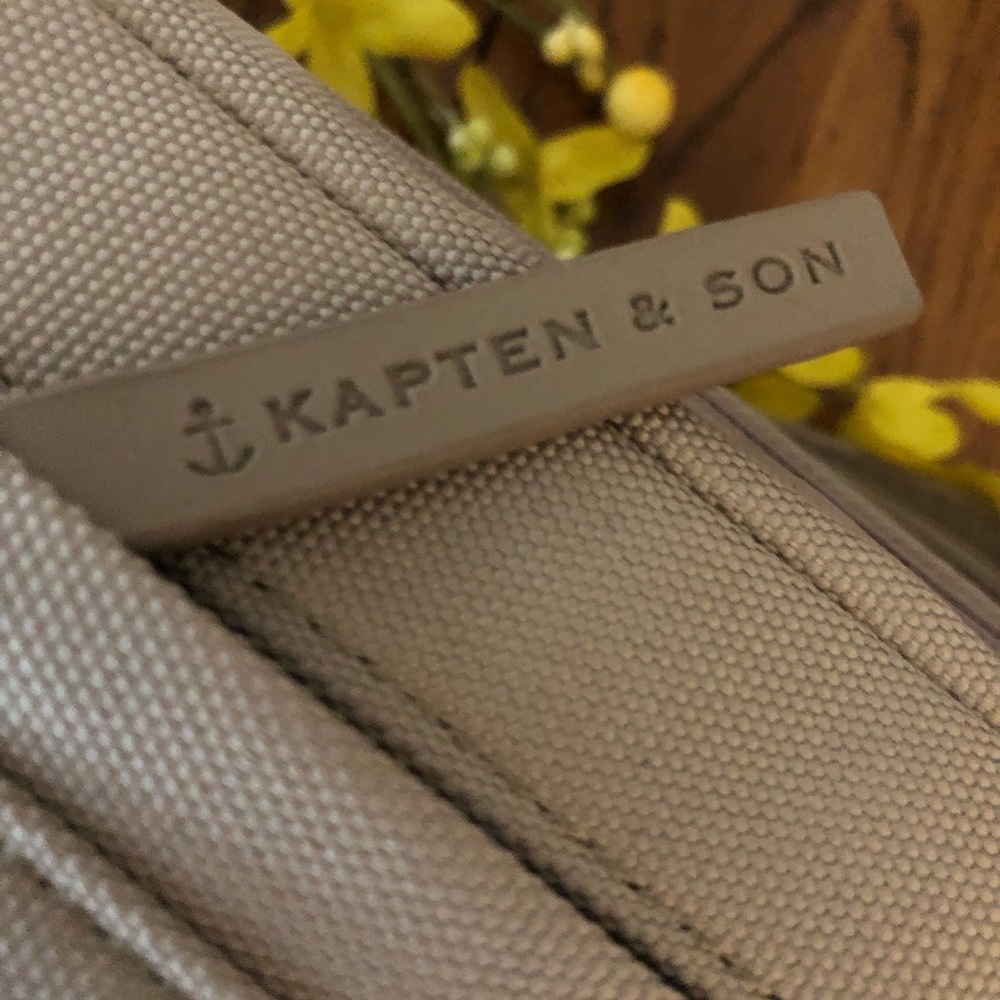 Kapten & Son Taupe vegan backpack/purse - Picture 3 of 5